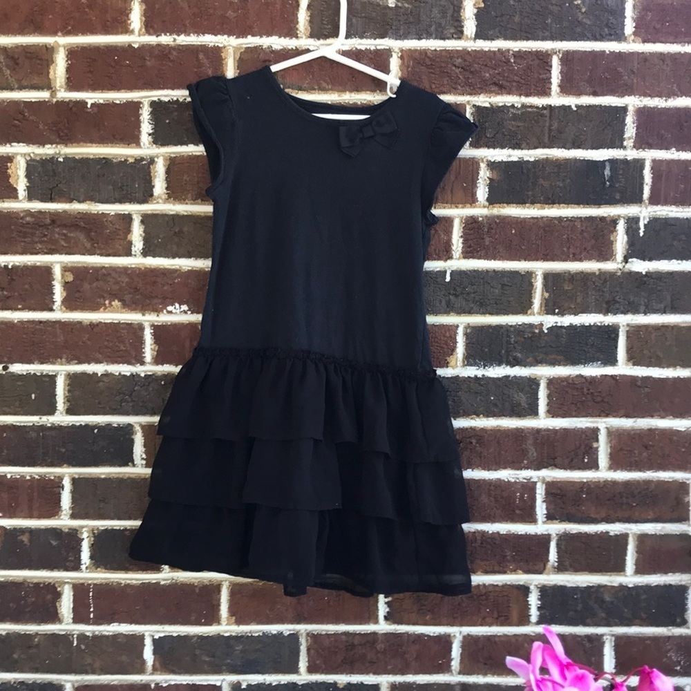 Osh Kosh Girl black dress, Sz 7